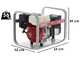 MOSA GE 5000 HBM AVR- 4.5 kW Petrol Power Generator with AVR Panel - DC 3.6 kW Single phase