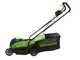 Greenworks GD24LM33 24V Battery-powered Lawn Mower - 33 cm - BATTERY AND BATTERY CHARGER NOT INCLUDED