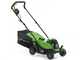 Greenworks GD24LM33 24V Battery-powered Lawn Mower - 33 cm - BATTERY AND BATTERY CHARGER NOT INCLUDED