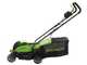 Greenworks GD24LM33 24 V Battery-powered Electric Lawn Mower - 33 cm - 4Ah Battery