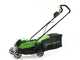 Greenworks GD24LM33 24 V Battery-powered Electric Lawn Mower - 33 cm - 4Ah Battery