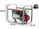 MOSA GE 7000 HBM - 6 kW Petrol Power Generator with AVR Panel - DC 5 kW Single-phase