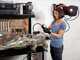 Fini Genius 230/50 - Wall-mounted air compressor with hose reel - 160 l/min