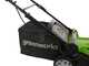 Greenworks G48LM41 48V Battery-powered Electric Lawn Mower - 41 cm - BATTERY AND BATTERY CHARGER NOT INCLUDED