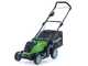 Greenworks G48LM41 48V Battery-powered Electric Lawn Mower - 41 cm - BATTERY AND BATTERY CHARGER NOT INCLUDED
