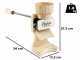 Waldner Flocker 180g - Manual Ash Tree Flaker Mill with Stainless Steel Rollers