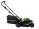 Greenworks GD48LM46 48V Battery-powered Electric Lawn Mower - 46 cm Cutting Width - BATTERY AND BATTERY CHARGER NOT INCLUDED