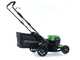 Greenworks GD48LM46 48V Battery-powered Electric Lawn Mower - 46 cm Cutting Width - BATTERY AND BATTERY CHARGER NOT INCLUDED