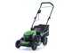 Greenworks GD48LM46 48V Battery-powered Electric Lawn Mower - 46 cm Cutting Width - BATTERY AND BATTERY CHARGER NOT INCLUDED