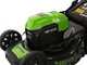 Greenworks GD48LM46SP 48V Battery-powered Electric Lawn Mower - 46 cm Cutting Width - BATTERY AND BATTERY CHARGER NOT INCLUDED