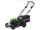 Greenworks GD48LM46SP 48V Battery-powered Electric Lawn Mower + Free 48V 2Ah battery - 46 cm Cutting Width