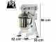 FIMAR EASYLINE B30K - Professional planetary mixer - Three-phase - 30 litre INOX bowl