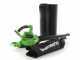 Greenworks GD48BV 48 V Battery-powered Leaf Blower - Garden Vacuum - with 4Ah battery