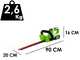 Greenworks G24HT56 Battery-powered Hedge Trimmer - 56 cm Blade - BATTERY AND BATTERY CHARGER INCLUDED