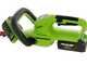 Greenworks G24HT56 24 V Battery-powered Hedge Trimmer - 56 cm Blade - 4Ah 24 V Battery