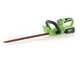 Greenworks G24HT56 24 V Battery-powered Hedge Trimmer - 56 cm Blade - 4Ah 24 V Battery
