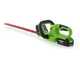 Greenworks G24HT56 24 V Battery-powered Hedge Trimmer - 56 cm Blade - 4Ah 24 V Battery