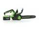 Greenworks GD24CS30 - 24V 4Ah Battery-powered Electric Chainsaw - 30 cm Blade