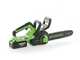 Greenworks GD24CS30 - 24V 4Ah Battery-powered Electric Chainsaw - 30 cm Blade