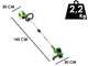 Greenworks G48LT30 - Battery-powered Edge Trimmer - 48V 2Ah
