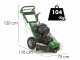 GreenBay Deep LE-330 Stump Grinder - Loncin 420 cc Engine with Electric Start - Cutting Disc with 8 Hammers in Tungsten Carbide