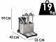 Il-Tec Ultrafiller 2 - Pneumatic Vacuum Bottling Machine for Food-grade Liquids