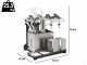 Il-Tec Ultrafiller 4 Mista - Pneumatic Vacuum Bottling Machine for Food-grade Liquids