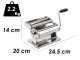 G3 Ferrari Sfoglia Easy - Manual Stainless Steel Pasta Maker 