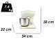 G3 FERRARI Pasta Maker DELUXE Green - Planetary dough mixer - 1200 Watts