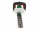 RIBIMEX PRBAT20-THSB Battery-powered Electric Hedge Trimmer - 20 V 2Ah - WITHOUT BATTERY AND BATTERY CHARGER