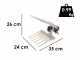 Lisam MG Magnesium Light - Pneumatic Olive Harvester - 6 Bar Olive Shaker - 1700 Beats per Minute