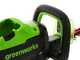 Greenworks GD60HT66 60 V Battery-powered Electric Hedge Trimmer - 66 cm Blade - WITHOUT BATTERY AND BATTERY CHARGER