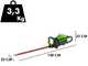 Greenworks GD60HT66 60 V Battery-powered Electric Hedge Trimmer - 66 cm Blade - WITHOUT BATTERY AND BATTERY CHARGER