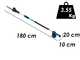 Campagnola T-REX 160 Manual Battery-powered Electric Pruner - 240 cm on Pole - 21.6 V 5Ah Battery