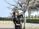 Infaco F3020 Electric Pruning Shears on telescopic carbon pole 147.5-212 cm - &Oslash; 40 mm standard Kit - Battery and backpack included
