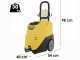 Lavor XTR-R 1007 - Hot water high pressure washer - 135 bar - 420 l/h