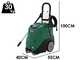 Lavor XTR-R 1007 - Hot water pressure washer - 135 bar - 420 l/h - 36032-00105