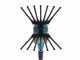 Electric Battery-powered Olive Harvester Lisam OLIWATT 2 - With 8 carbon prongs - Fixed Pole