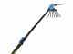 Lisam Oliveco - Electric Battery-powered Olive Harvester - With Nylon Prongs - Telescopic Pole