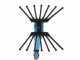 Lisam Oliveco - Electric Battery-powered Olive Harvester - With Nylon Prongs - Telescopic Pole