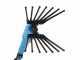 Lisam Oliveco - Electric Battery-powered Olive Harvester - With Nylon Prongs - Telescopic Pole