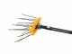 Lisam Swing Electric Battery-powered Olive Harvester - With 8 + 8 carbon prongs - Fixed Pole