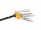 Lisam Swing Electric Battery-powered Olive Harvester - With 8 + 8 carbon prongs - Fixed Pole