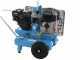 Campagnola MC 658 7Hp Petrol Engine-driven Air Compressor KIT + 2 Tuono Evo Pneumatic Olive Harvesters
