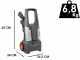 Comet KMZ 130 Classic Cold Water Pressure Washer - 130 bar Max. Pressure