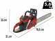 GeoTech GMS 37-40 - Petrol Cutting Chainsaw - 40 cm Blade