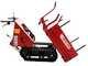 CECCATO CINGOLONE Tracked Power Barrow - Extendable body - 350 kg Load capacity