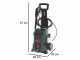BOSCH UniversalAquatak 125 Cold Water Pressure Washer - 125 bar max.