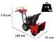 Snapper H1528ES - Petrol Snowplough - B&amp;S 1450 Snow