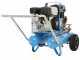 Campagnola MC 545 Petrol Engine-driven Air Compressor Honda GP160 KIT + 2 Tuono Evo Pneumatic Olive Harvesters + Victory Pneumatic Pruning Shears